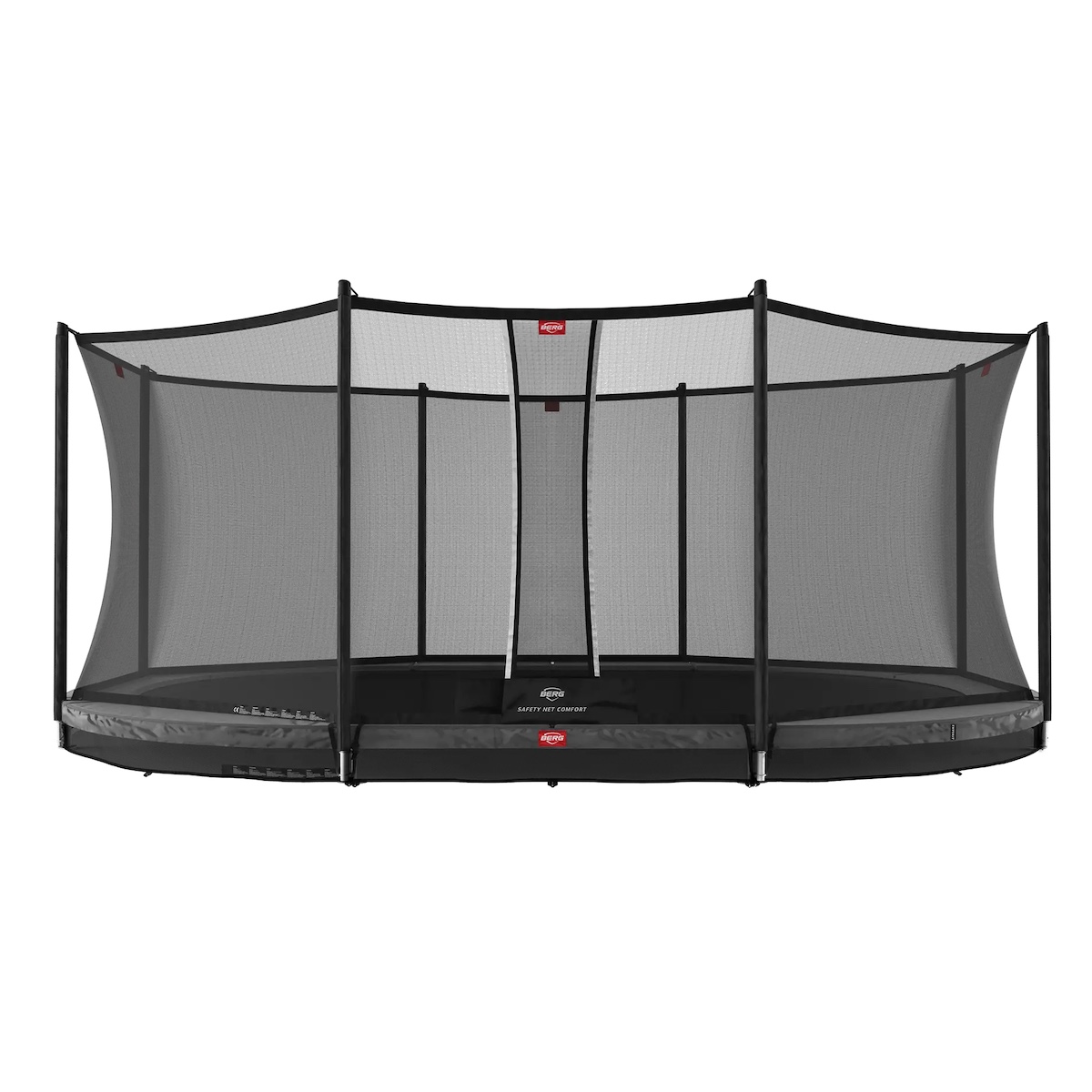 Cama elástica InGround 520cm GRAND FAVORIT+red seguridad confort Berg gris