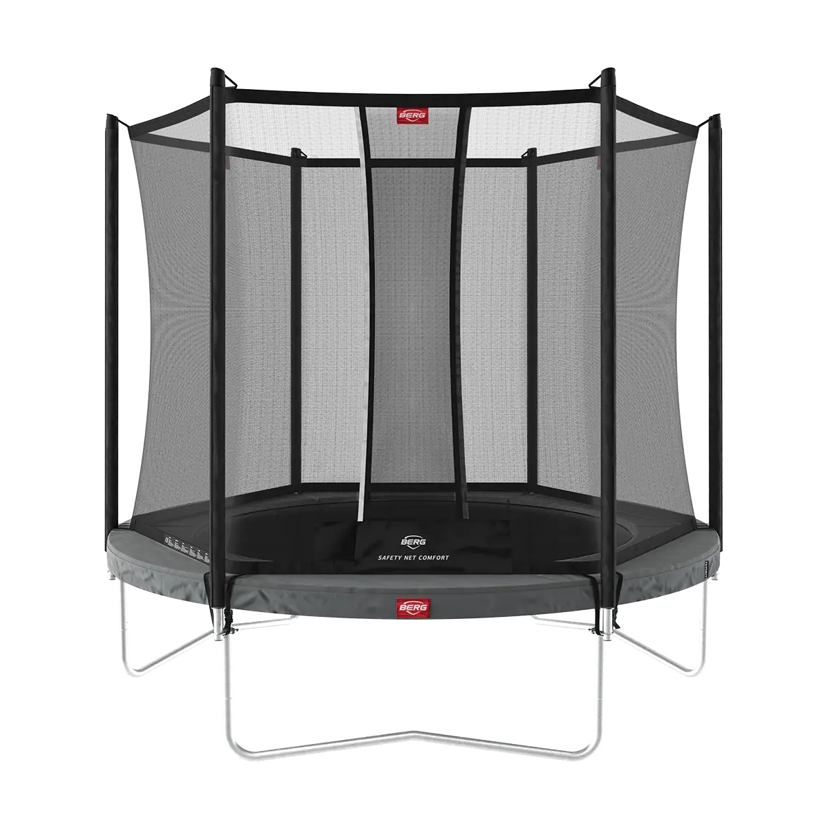 Cama elástica Regular 200cm FAVORIT+red seguridad confort Berg gris