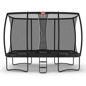 Cama elástica Regular 410cm ULTIM CHAMPION+red seguridad Deluxe XL Berg gris
