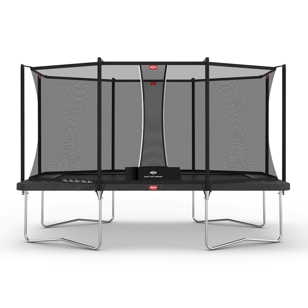 Cama elástica Regular 410cm ULTIM FAVORIT+red seguridad confort Berg gris