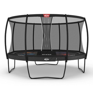 Cama elástica Regular 430cm CHAMPION+red seguridad Deluxe Berg gris