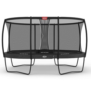 Cama elástica Regular 470cm GRAND CHAMPION+red seguridad Deluxe Berg gris
