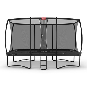 Cama elástica Regular 500cm ULTIM CHAMPION+red seguridad Deluxe XL Berg gris