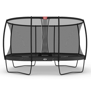 Cama elástica Regular 520cm GRAND CHAMPION+red seguridad Deluxe XL Berg gris