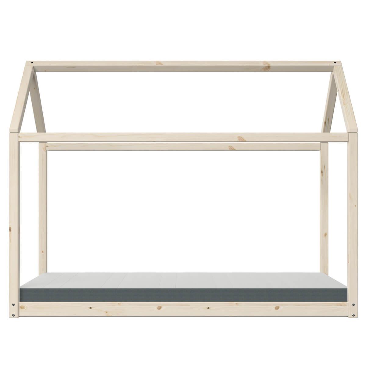 Cama estructura cabaña 90x200cm COTTAGE Flexa natural