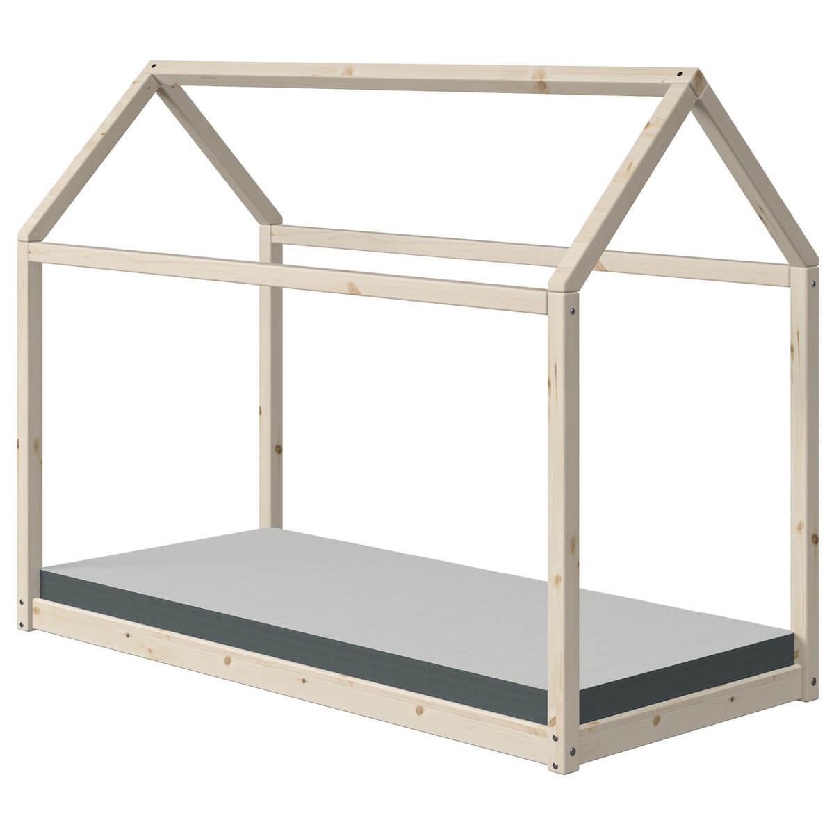 Cama estructura cabaña 90x200cm COTTAGE Flexa natural