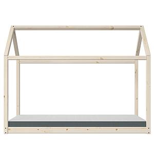 Cama estructura cabaña 90x200cm COTTAGE Flexa natural