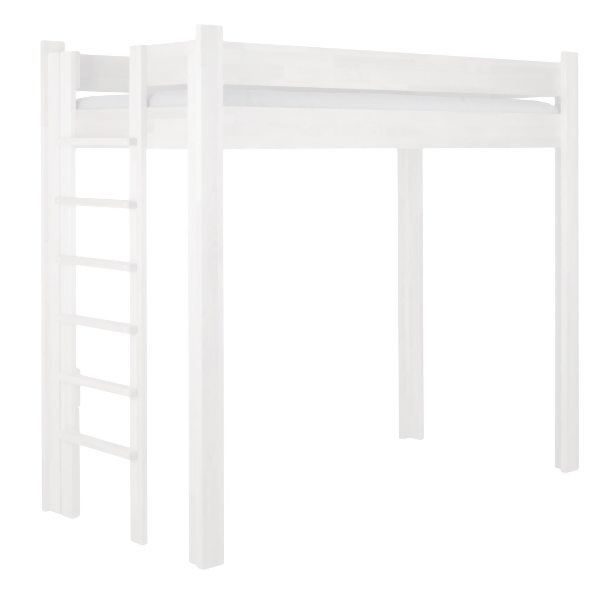 Cama evolutiva 5 en 1 90x200cm escalera lateral DESTYLE de Breuyn lacado blanco