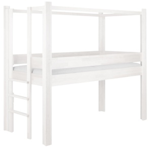 Cama evolutiva 5 en 1 90x200cm escalera lateral DESTYLE de Breuyn lacado blanco