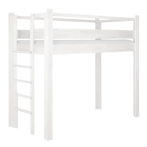 Cama evolutiva 5 en 1 90x200cm escalera lateral DESTYLE de Breuyn lacado blanco