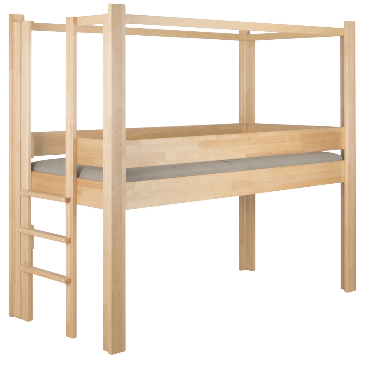 Cama evolutiva 5 en 1 90x200cm escalera lateral DESTYLE de Breuyn natural