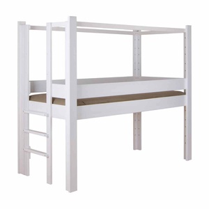 Cama evolutiva 90x200cm 5 en 1 escalera lateral DESTYLE de Breuyn tintada en blanco