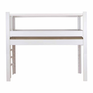 Cama evolutiva 90x200cm 5 en 1 escalera lateral DESTYLE de Breuyn tintada en blanco