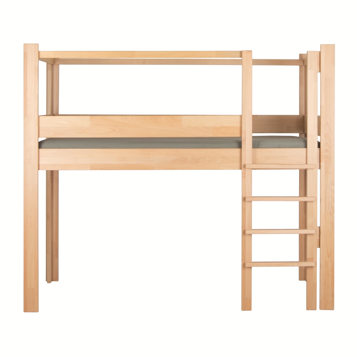 Cama evolutiva 90x200cm 7 en 1 escalera frontal DESTYLE de Breuyn natural