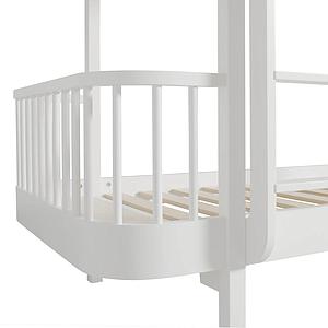 Cama evolutiva literas 90x200cm WOOD ORIGINAL Oliver Furniture blanco-roble
