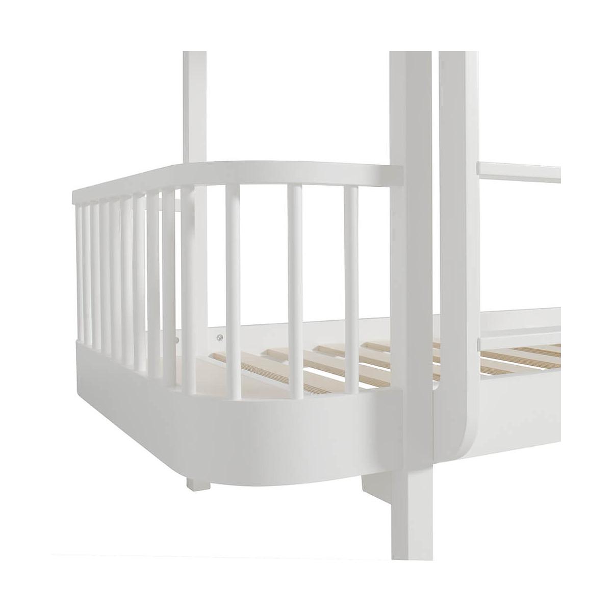 Cama evolutiva literas 90x200cm WOOD ORIGINAL Oliver Furniture blanco