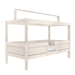 Cama evolutiva techo 90x200cm somier Deluxe 4en1 Lifetime blanqueado