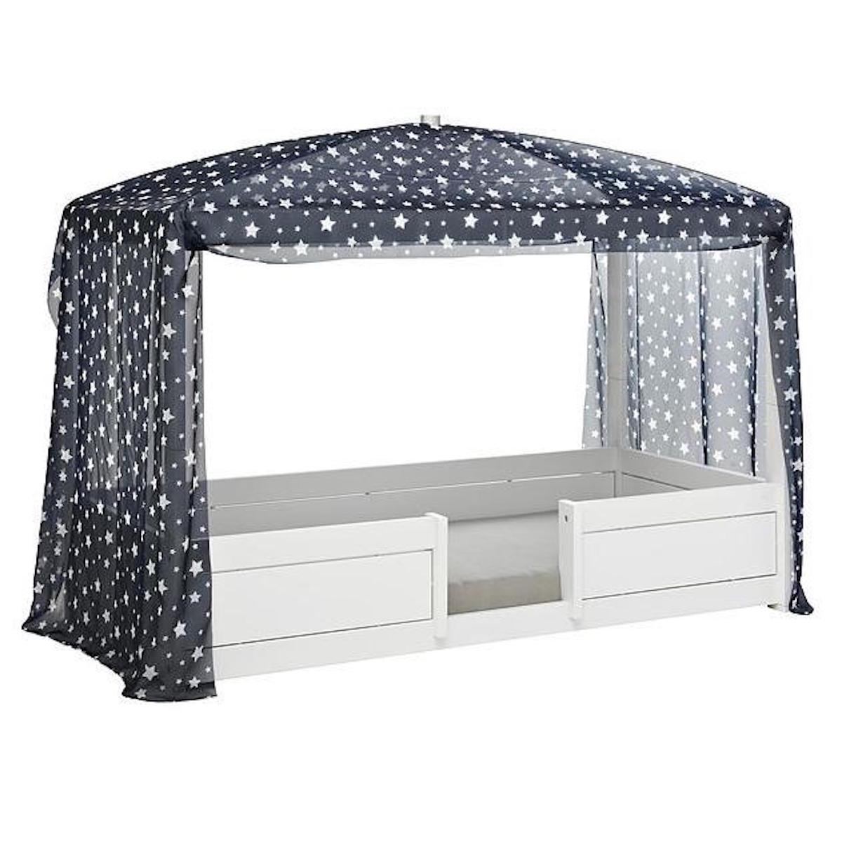 Cama evolutiva-techo-cúpula 90x200cm 4en1 Lifetime blanco