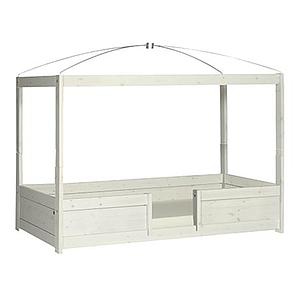 Cama evolutiva-techo-cúpula 90x200cm 4en1 Lifetime blanqueado