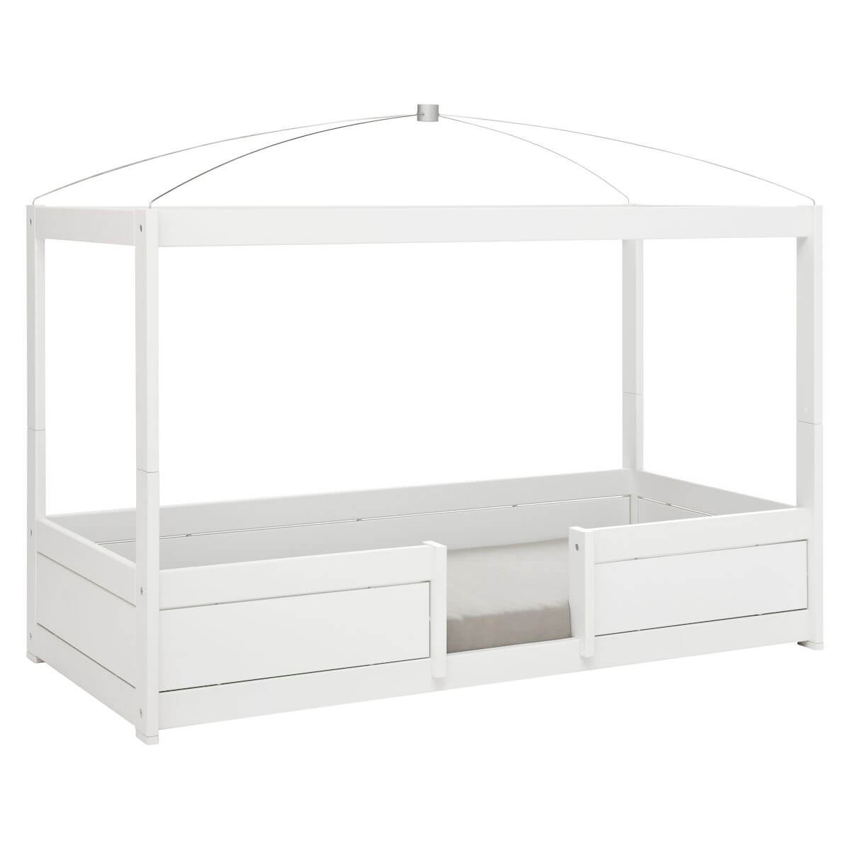Cama evolutiva-techo-cúpula 90x200cm somier Deluxe 4en1 Lifetime blanco