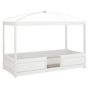 Cama evolutiva-techo-cúpula 90x200cm somier Deluxe 4en1 Lifetime blanco