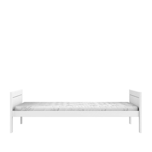 Cama individual 120x200cm somier DELUXE Lifetime blanco