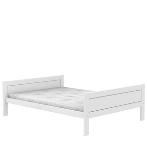 Cama individual 140x200cm somier DELUXE Lifetime blanco