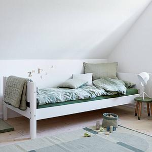 Cama individual 90x200 WHITE Flexa patas blancas
