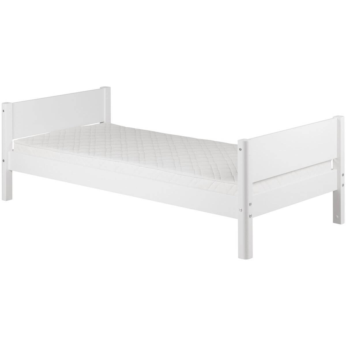 Cama individual 90x200 WHITE Flexa