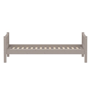 Cama individual 90x200cm barras CLASSIC Flexa grey washed