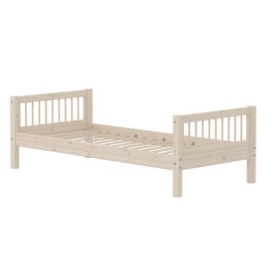 Cama individual 90x200cm barras CLASSIC Flexa white washed