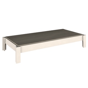 Cama individual 90x200cm DESTYLE de Breuyn tintada en blanco
