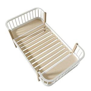 Cama individual evolutiva 90x160cm WOOD ORIGINAL Oliver Furniture blanco-roble