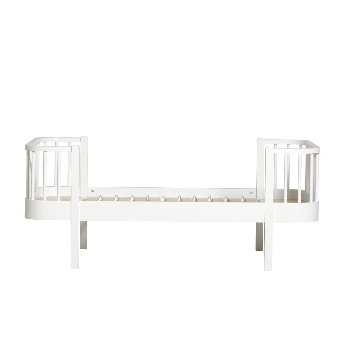 Cama individual evolutiva 90x160cm WOOD ORIGINAL Oliver Furniture blanco