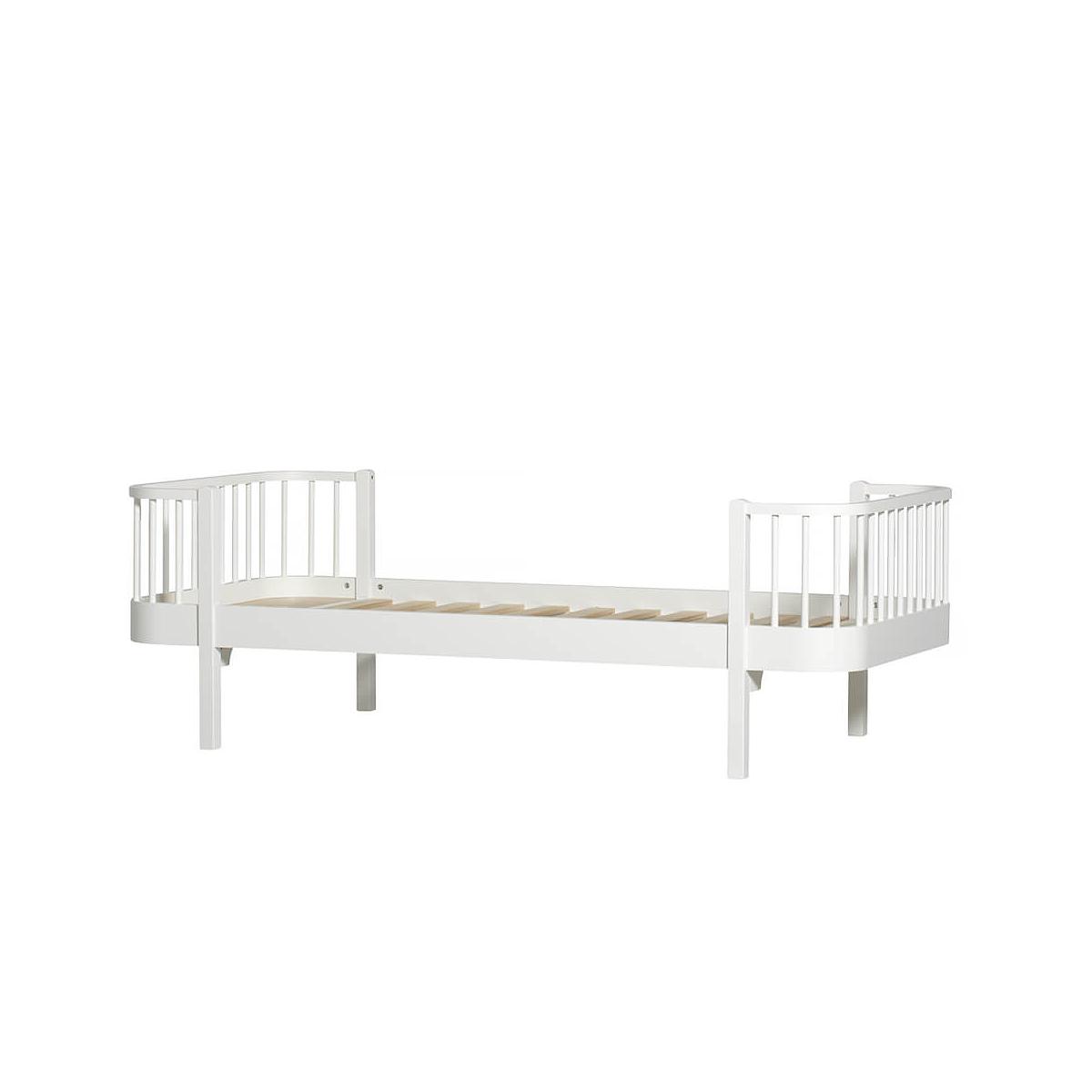 Cama individual evolutiva 90x200cm WOOD ORIGINAL Oliver Furniture blanco