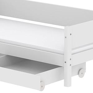 Cama infantil 90x200cm 2 cajones WHITE Flexa blanco