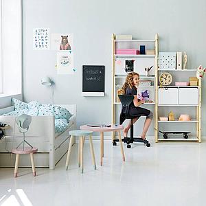 Cama infantil 90x200cm nido WHITE Flexa blanco