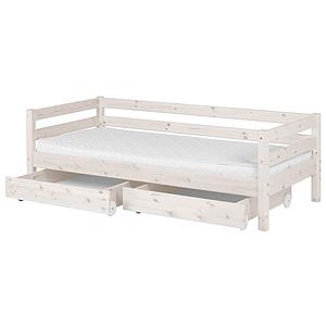 Cama infantil con 2 cajones 90x200 CLASSIC Flexa blanco cal