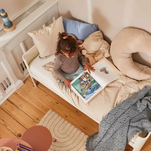 Cama junior 70x150cm NOVA Flexa crema