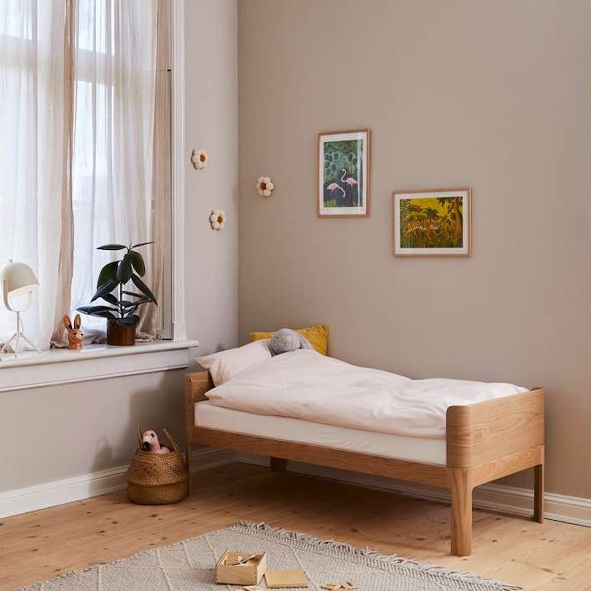 Cama junior 70x150cm NOVA Flexa roble