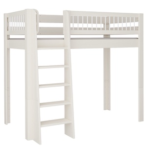 Cama Kubu alta DELUXE de Breuyn blanqueada