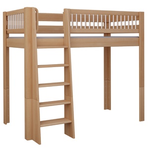 Cama Kubu alta DELUXE de Breuyn natural-blanqueada