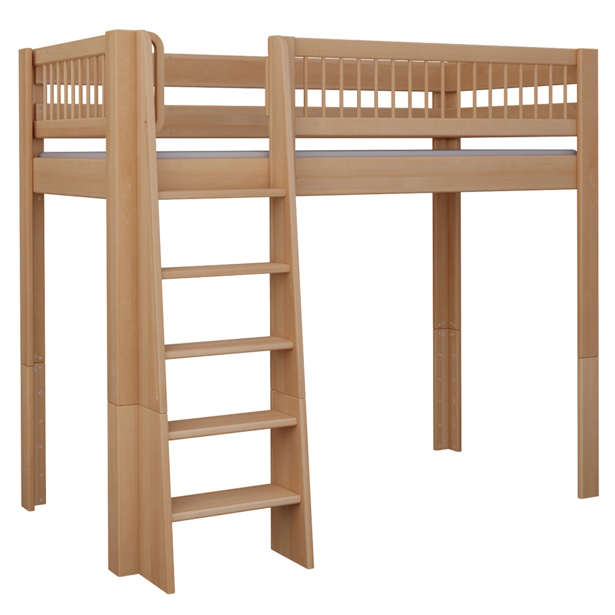 Cama Kubu alta DELUXE de Breuyn natural