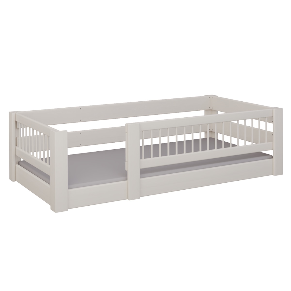 Cama Kubu baja DELUXE de Breuyn blanqueada