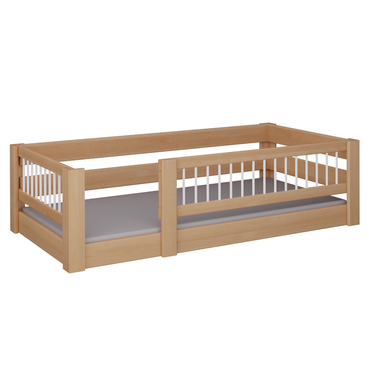 Cama Kubu baja DELUXE de Breuyn natural-blanqueada