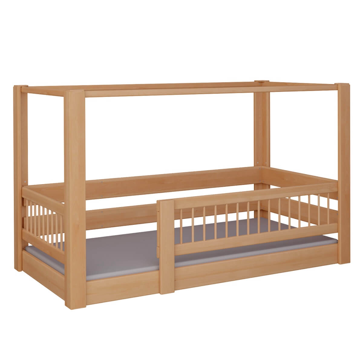 Cama Kubu con dosel DELUXE de Breuyn natural