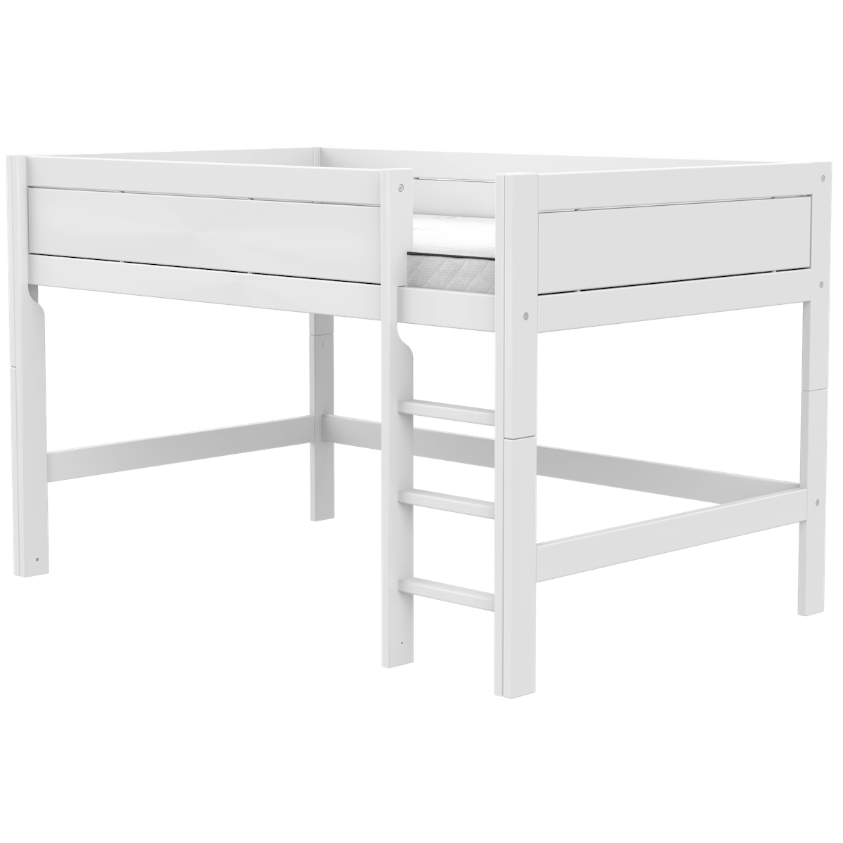 Cama media alta 120x200cm DELUXE Lifetime white