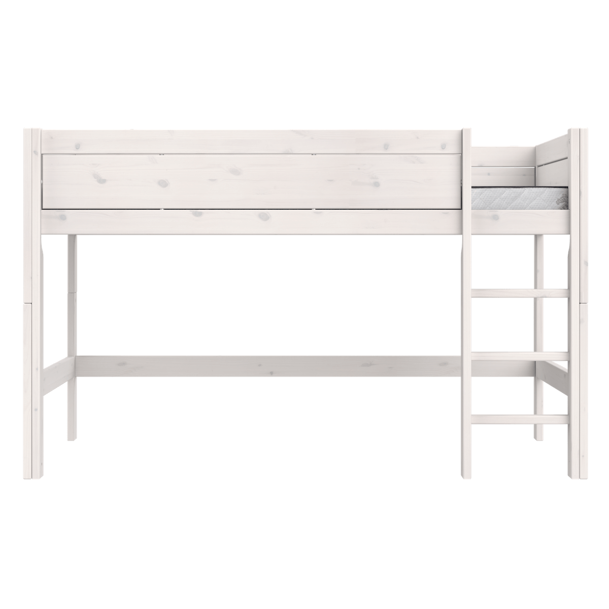Cama media alta 120x200cm DELUXE Lifetime whitewash
