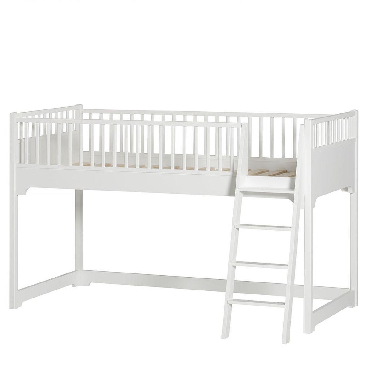 Cama media-alta 90x200cm SEASIDE CLASSIC Oliver Furniture blanco