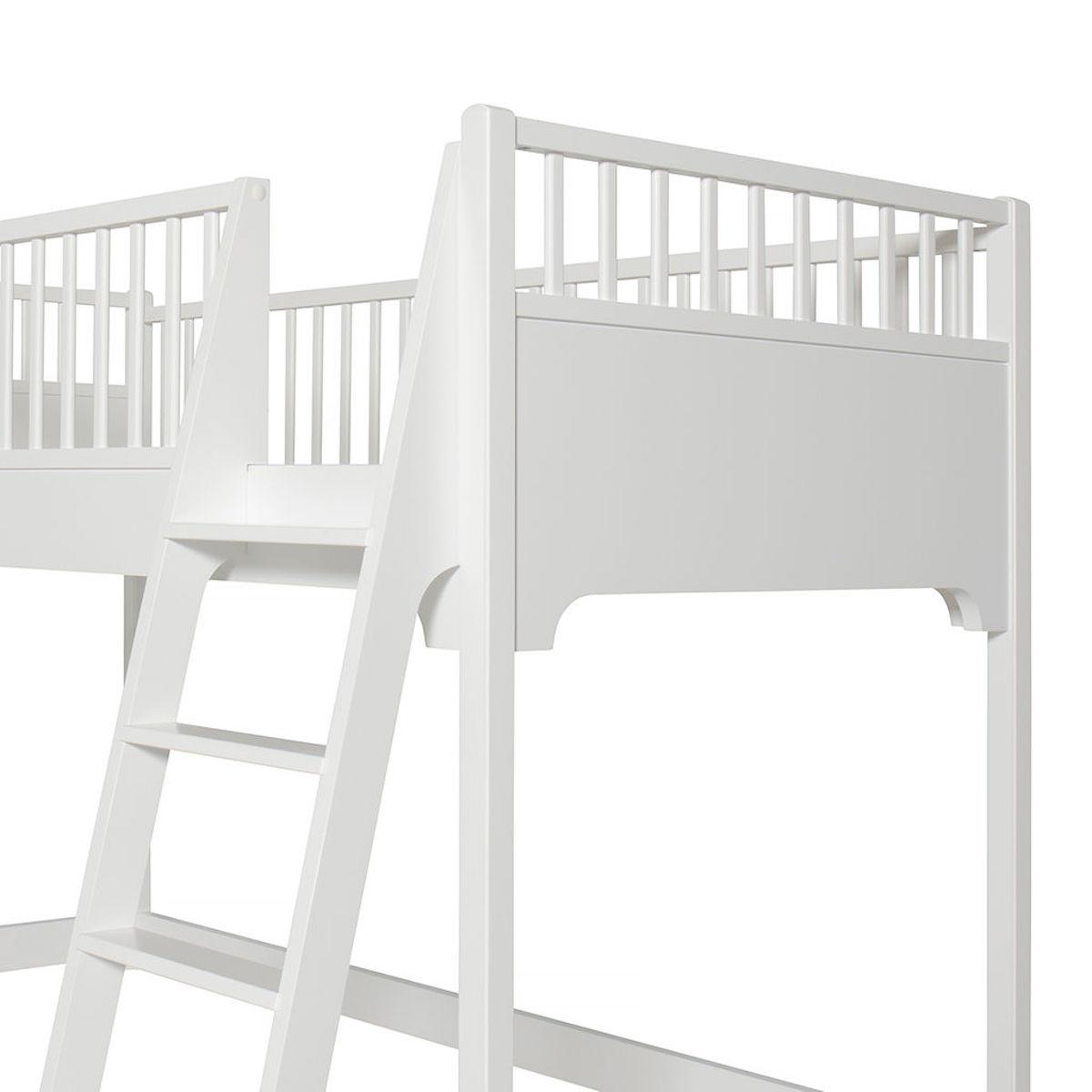 Cama media-alta 90x200cm SEASIDE CLASSIC Oliver Furniture blanco